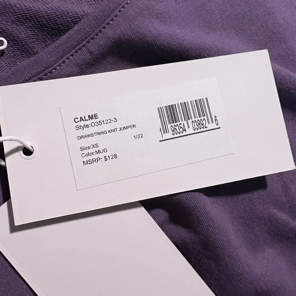 NWT Calme x Johnny Was Drawstring Knit Jumper